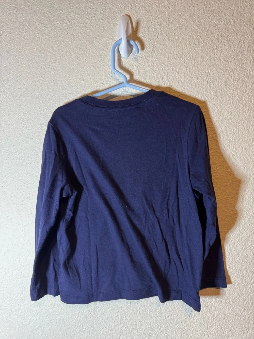Kids Old Navy Navy Long-Sleeve Tee with Colorful Space Astronaut Graphic